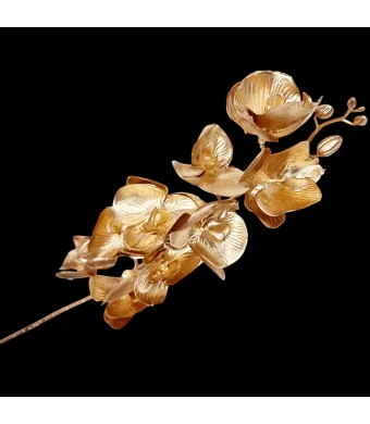 Creanga lunga aurie decorativa engros 85 cm lingime