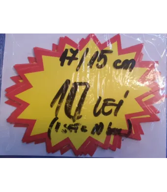 set 10 etichete carton  pentru preturi/ oferte mari 17/15 cm  engros