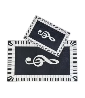 Set covoare baie 2 piese, antiderapante, 60x100/ 40x60 cm Engros (1 buc)