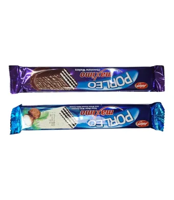 Napolitana en gross glazurata cu ciocolata neagra 55 g (144 buc/bax )