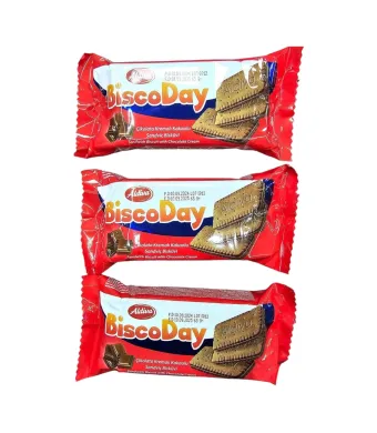 Biscuiti en gross cu crema de ciocolata 65 g (144buc/bax)