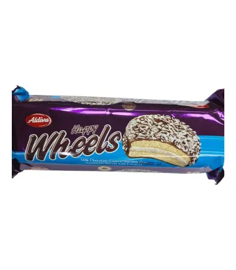 Biscuiti en gross crema vanilie glazurati 180 g(15buc/bax)