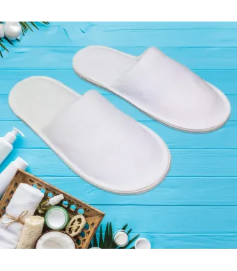 Set papuci hotel poly velur