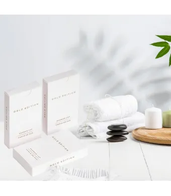 Set casca de dus hotel  Gold Edition White