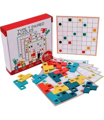 Montessori joc IQ cu piese lemn Engros