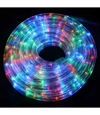 Furtun luminos 7m cu alimentator diverse culori ENGROSS