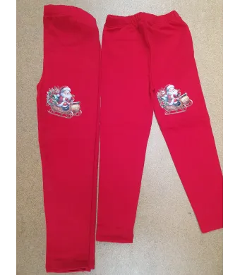 Pantaloni Engros pentru fete, cu model de Craciun
