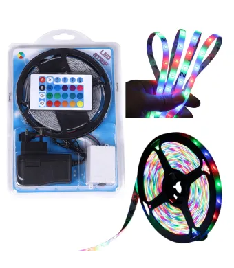 Banda LED, RGB, 10m, 12V, Telecomanda inclusa, multicolor Engros