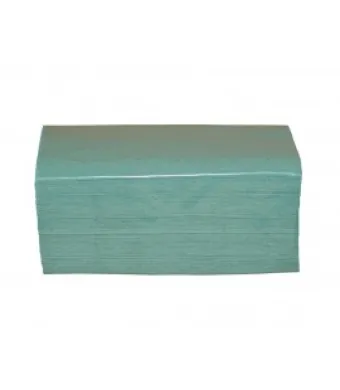 Prosop pliat tip “V”, gofrat, 1 strat, verde, BAX Engros