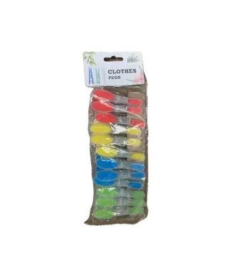 Carlige pentru rufe Engros, set 12 buc, din silicon