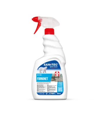 Detergent engros degresant pentru aragaz, cuptoare, grill, plite, Sanitec Fornonet, 750ml, 6 buc/bax