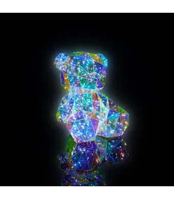 	Ursulet Led  Engros Multicolor Cutie cadou inclusa 30cm