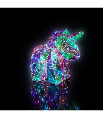 Unicorn Led Engros Multicolor Cutie cadou inclusa 26cm