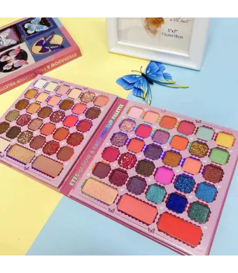Trusa/Paleta-Fard  IGOODCO IG3088 engross pentru ochi 60+3+3 culori