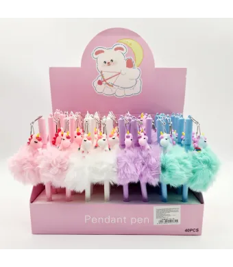Pixuri Engros, accesoriu cu puf, diverse culori