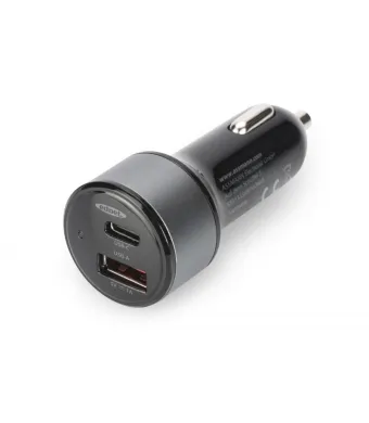 Incarcator Auto 38W, 6.50x2,50cm, 2 Porturi USb Type C si A Engros