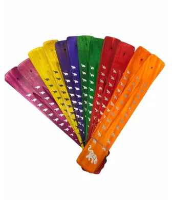 Suport lemn betisoare parfumate Sanie ELEFANT Color 12 buc