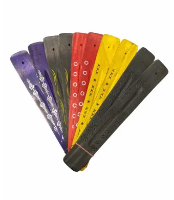Suport lemn betisoare parfumate Sanie color 10 buc