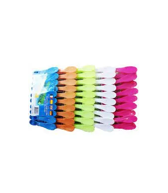 Set 50 bucăți cârlige plastic de rufe engros