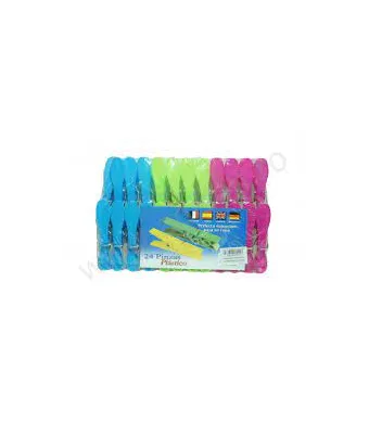 Set 24 bucăți cârlige rufe engros
