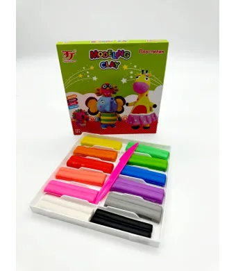 ​​Plastilina Engros, 12 culori, refolosibila​​​​