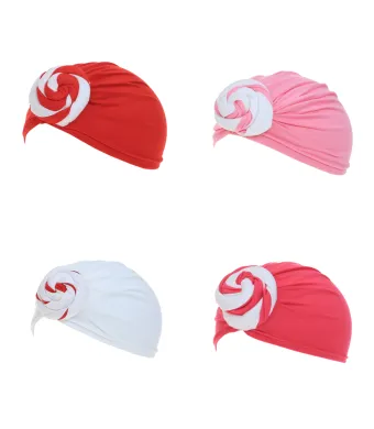 Set 10 Turban bebe imprimeu floral ENGROS PAMI, 52-54 cm, mix culori