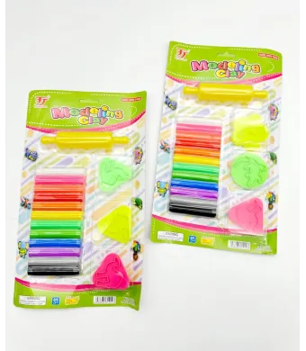 Plastilina Engros 12 culori cu sucitor și forme