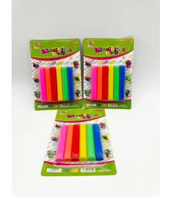 Plastilina Engros, set 6 culori