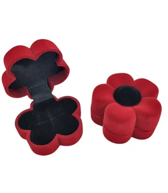 Cutie de catifea engros pentru brose set 12/buc 6 x 3.5 cm