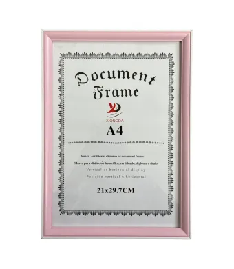 Ramă foto engros Diplomă A4 32cm ROZ 913-3