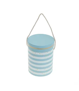 Set de 5 cutii  din carton PAMI, ENGROS, bleu