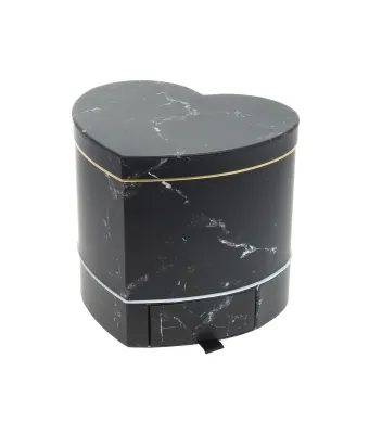 Set de 5 cutii  din carton PAMI, ENGROS, negru