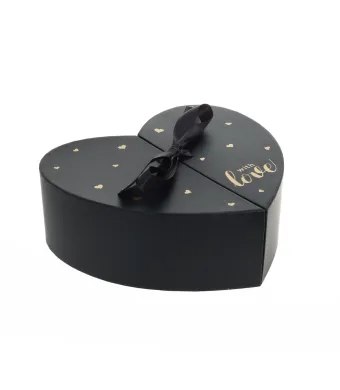 Set de 5 cutii  din carton PAMI, ENGROS, negru