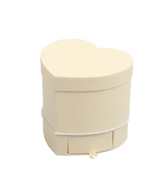 Set de 5 cutii  din carton cu sertar PAMI, ENGROS, crem