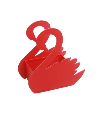 Set de 5 cutii  din carton PAMI, ENGROS, rosu