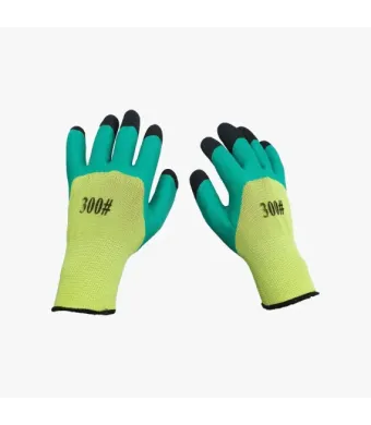 Manusi de lucru groase din spuma cu varf negru, antiderapante, marime universala, 12buc/set, engross
