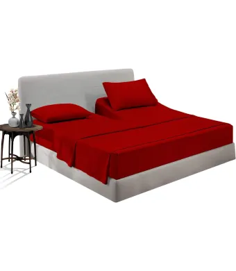 Set 2 bucati cearceaf de pat, bumbac  ranforce cu model 240 x 240 cm simple fara elastic [CLONE] [CLONE]