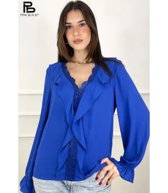 CAMASA CU BRODERIE DAMA ANGRO