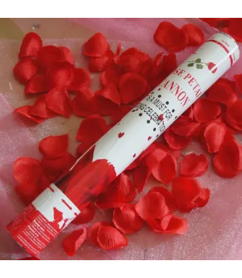 Tun Confetti cu Petale Rosii de Trandafir 50cm Engros