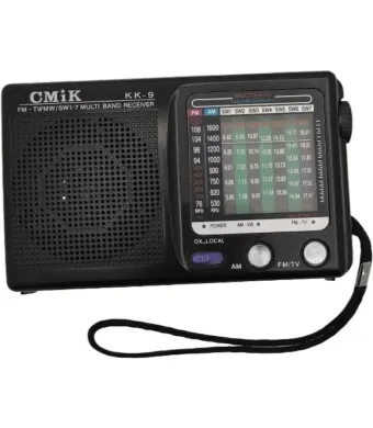 Kalade kk-9 SS000198 Radio, tranzistor, portabil, FM/TV, 9 posturi, mic