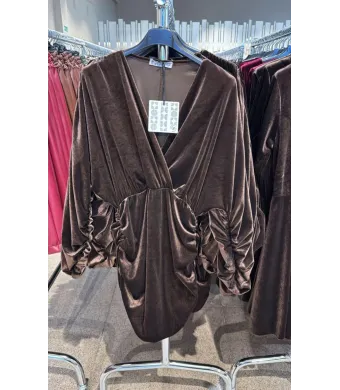Rochie catifea dama engros (Maro)