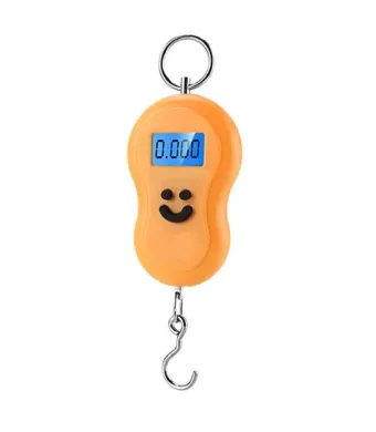 Portabil Electronic 50 kg, Compact , Portocaliu Engross