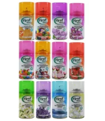 Odorizante de Camera, First Time, Diverse Modele, 260 ML (SET DE 12)