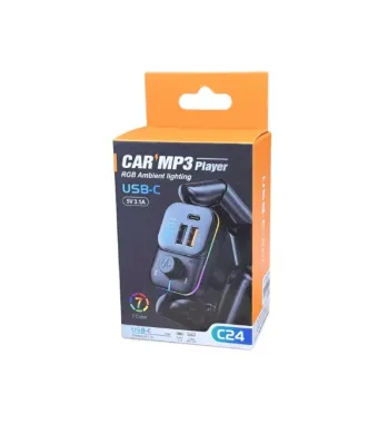 MODULATOR C24 BLUETHOOT 2 USB + TIP C 3.1A