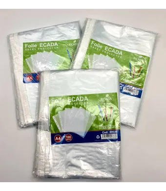 Folie protecție Engros, ECADA, A4, set 100 buc