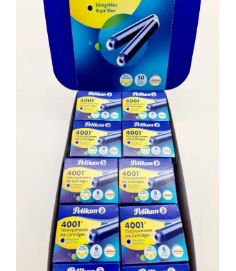 Rezerve cerneala Engros Pelikan 6piese, set 50 cutii