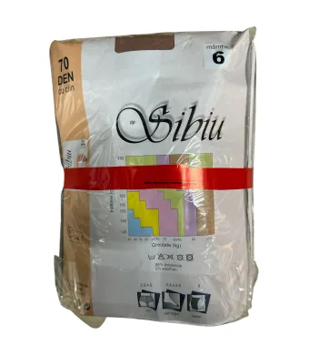 DRES EN GROSS SIBIU POLIAMIDA 70 DEN CLIN/BAZON/VARF INTARIT (6)
