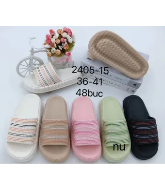 Papuci Engros pentru femei cu model, mix culori