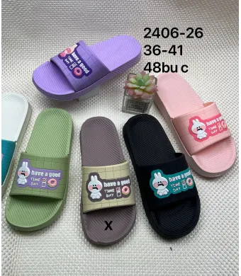 Papuci Engros pentru femei cu model, mix culori