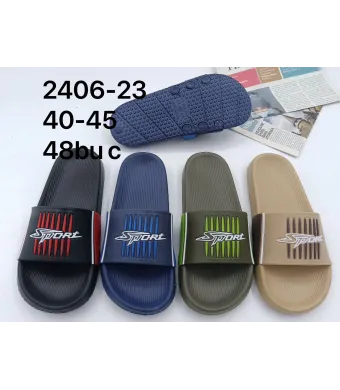 Papuci Engros pentru barbati, cu model, mix culori
